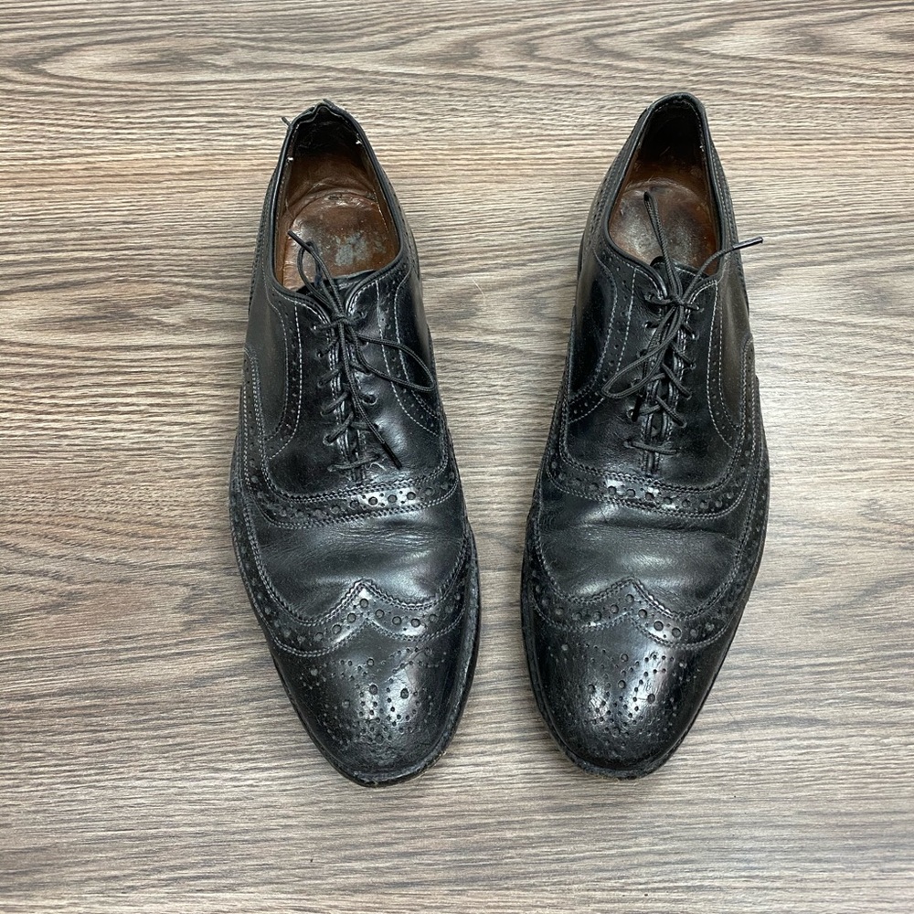 Allen Edmonds McAllister Black Wingtip Oxfords